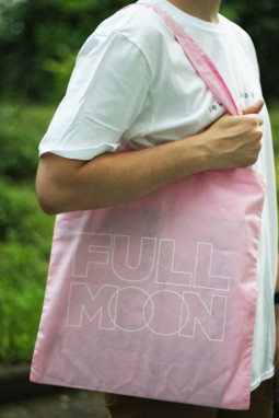 Taška růžová / FM logo