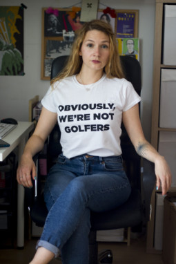 Triko dámské bílé / golfers