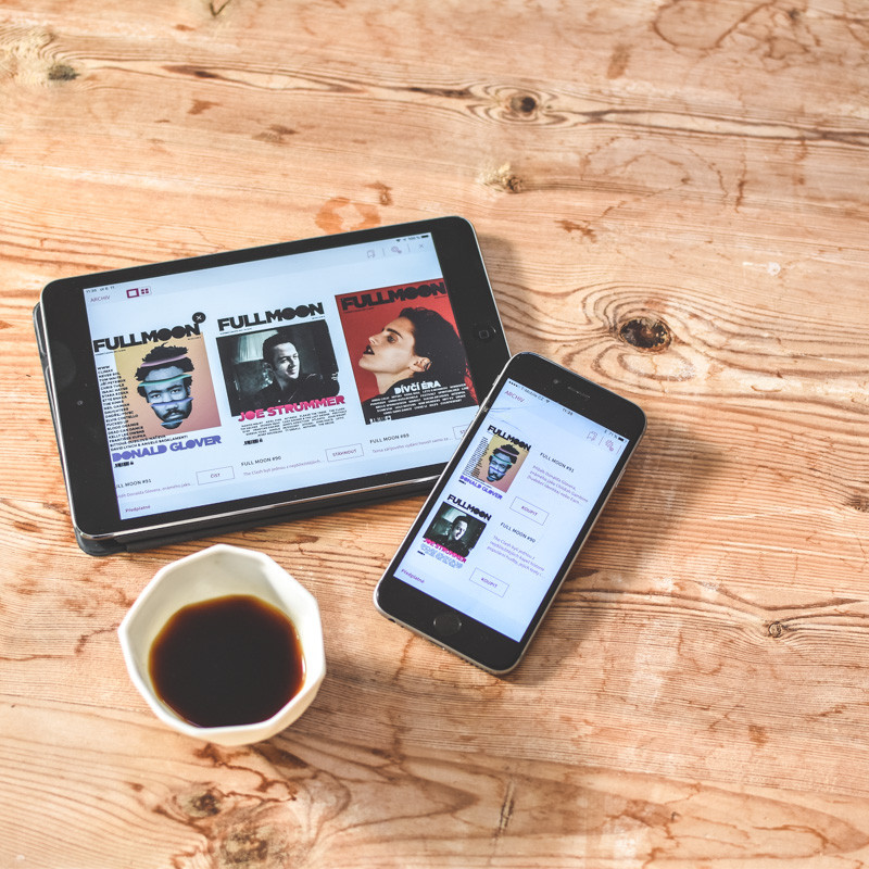 Předplatné digitálního vydání magazínu Full Moon pro Česko.
