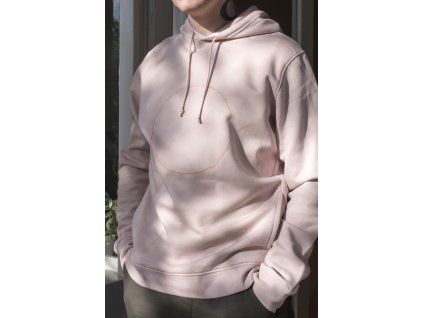 Mikina unisex růžová / kruh