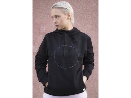 Mikina unisex černá / kruh